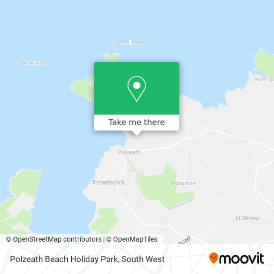 Polzeath Beach Holiday Park map