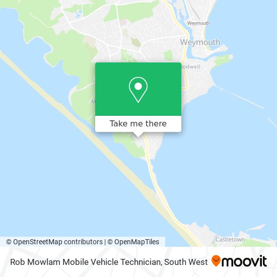 Rob Mowlam Mobile Vehicle Technician map