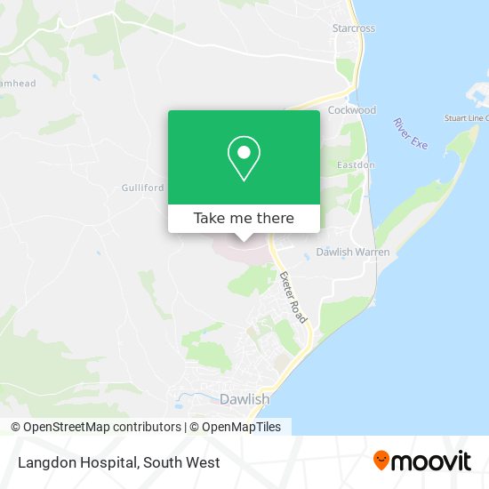 Langdon Hospital map