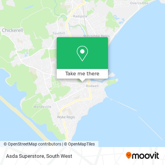 Asda Superstore map