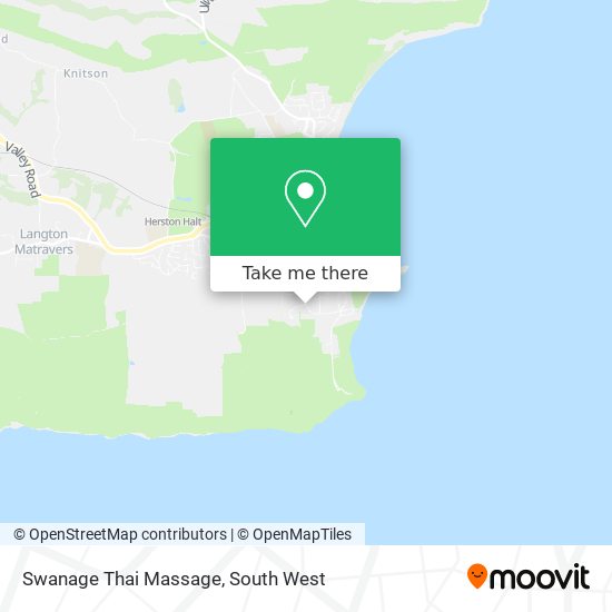 Swanage Thai Massage map