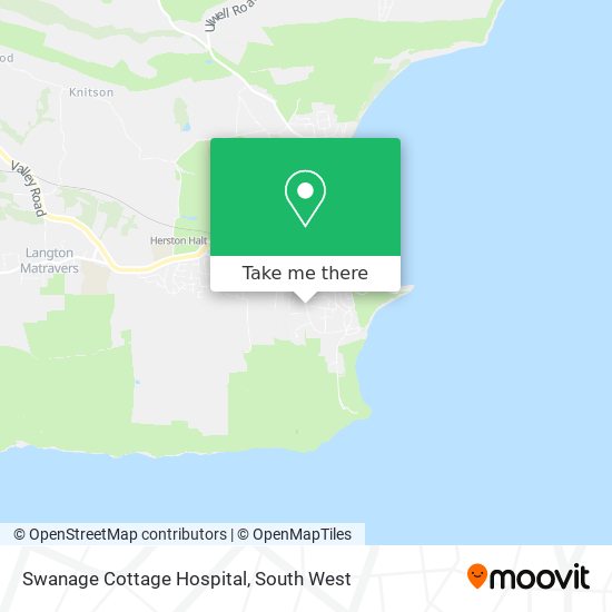 Swanage Cottage Hospital map