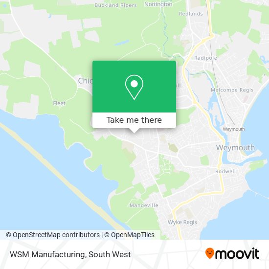 WSM Manufacturing map