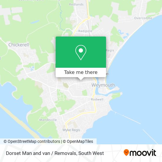 Dorset Man and van / Removals map