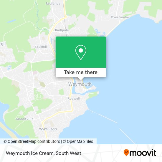 Weymouth Ice Cream map