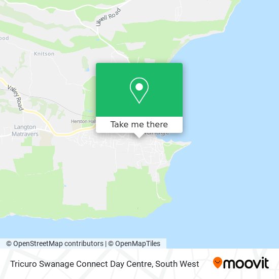 Tricuro Swanage Connect Day Centre map