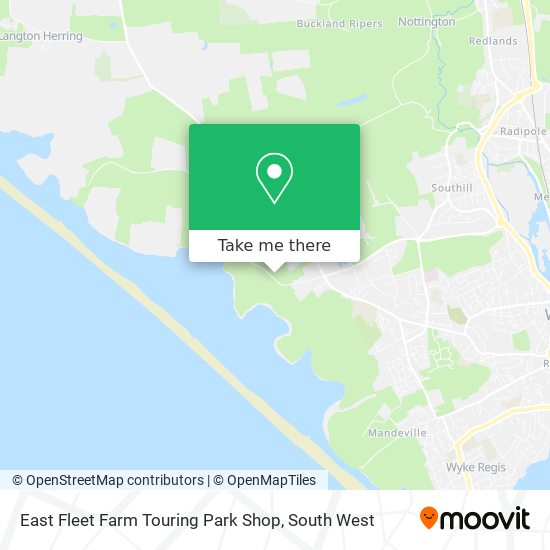 East Fleet Farm Touring Park Shop map