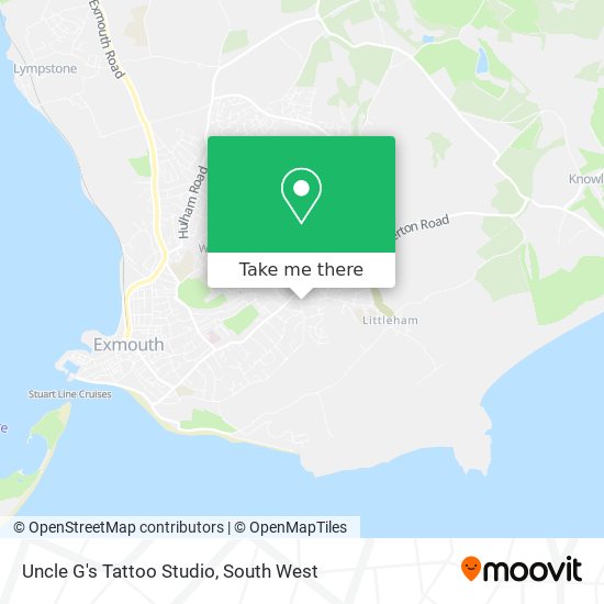Uncle G's Tattoo Studio map