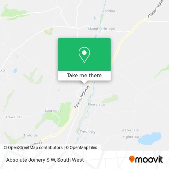 Absolute Joinery S W map