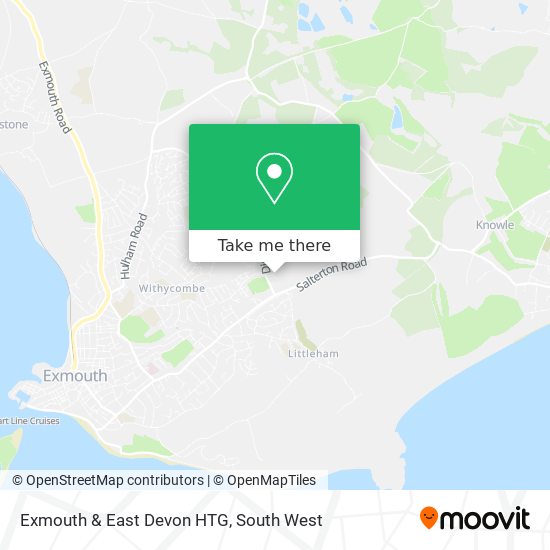 Exmouth & East Devon HTG map