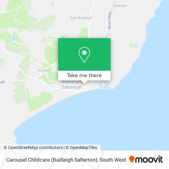 Carousel Childcare (Budleigh Salterton) map