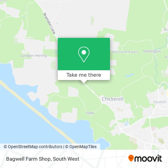 Bagwell Farm Shop map