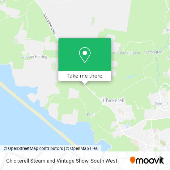 Chickerell Steam and Vintage Show map