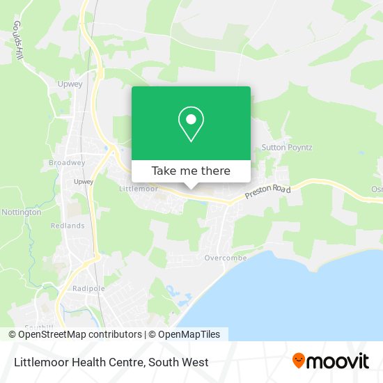 Littlemoor Health Centre map