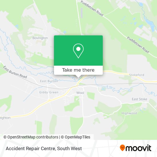 Accident Repair Centre map