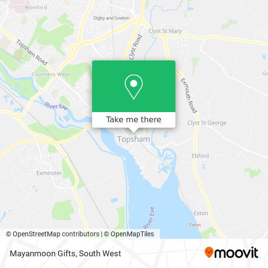 Mayanmoon Gifts map