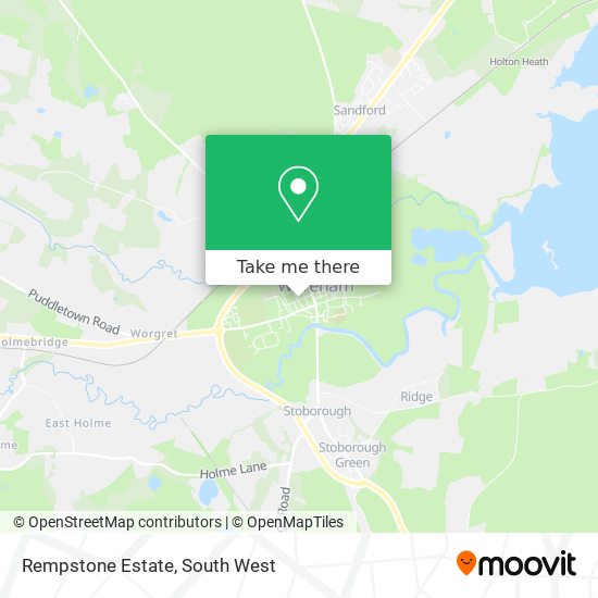 Rempstone Estate map