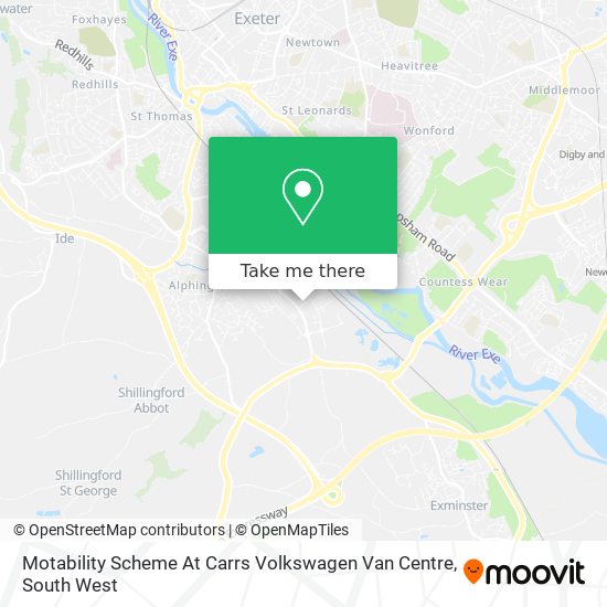 Motability Scheme At Carrs Volkswagen Van Centre map