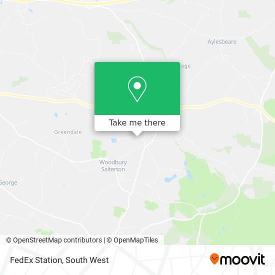 FedEx Station map