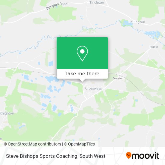 Steve Bishops Sports Coaching map