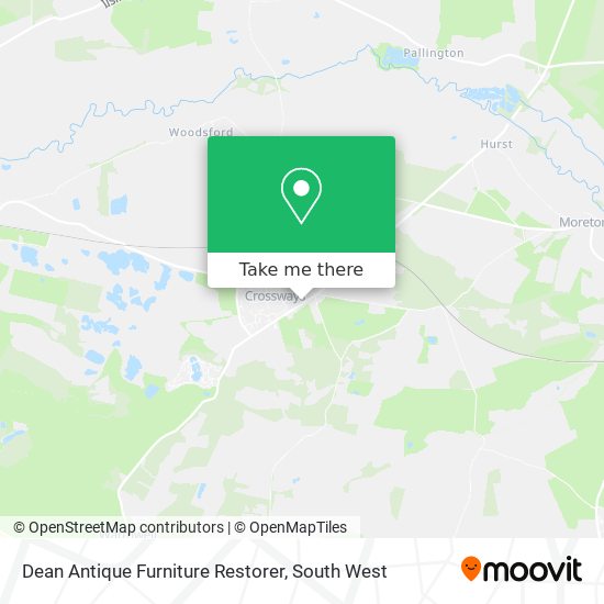 Dean Antique Furniture Restorer map
