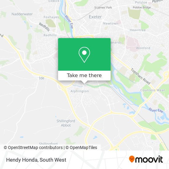 Hendy Honda map