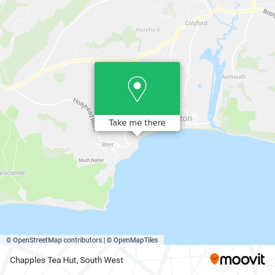 Chapples Tea Hut map