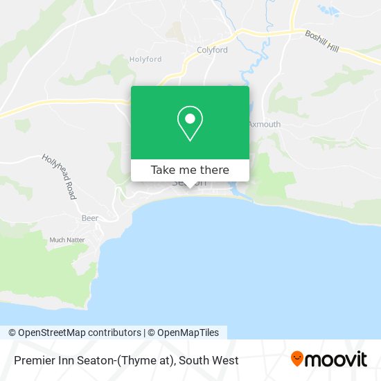 Premier Inn Seaton-(Thyme at) map