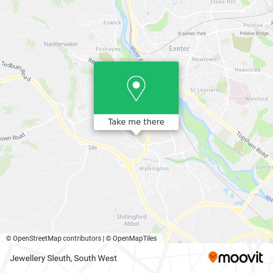 Jewellery Sleuth map