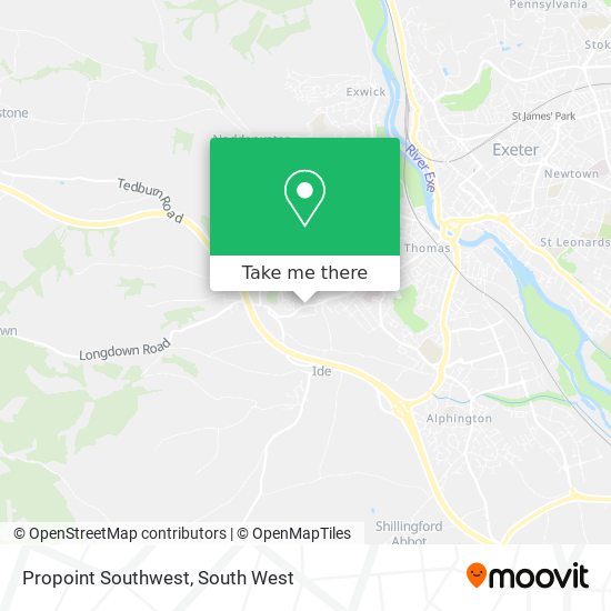 Propoint Southwest map