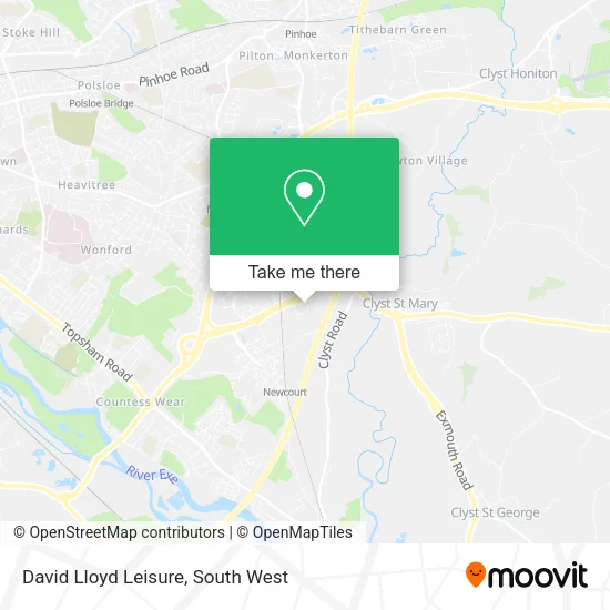David Lloyd Leisure map