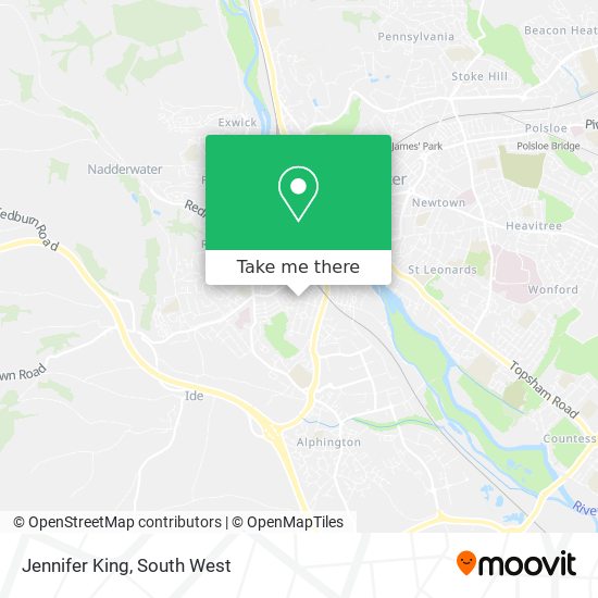 Jennifer King map