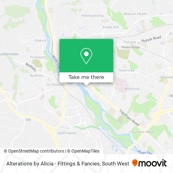 Alterations by Alicia - Fittings & Fancies map