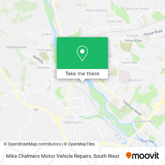 Mike Chalmers Motor Vehicle Repairs map