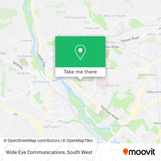Wide Eye Communications map