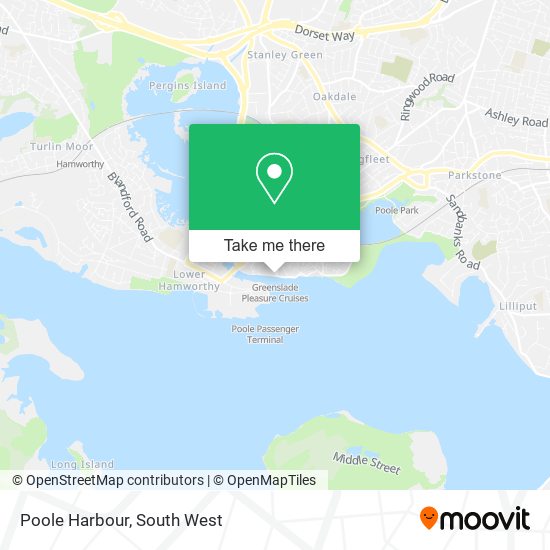 Poole Harbour map