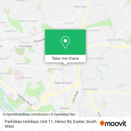 Parkdean Holidays, Unit 11, Heron Rd, Exeter map