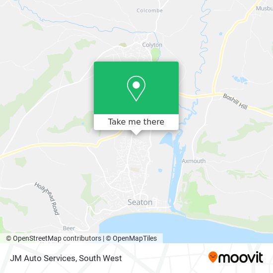 JM Auto Services map