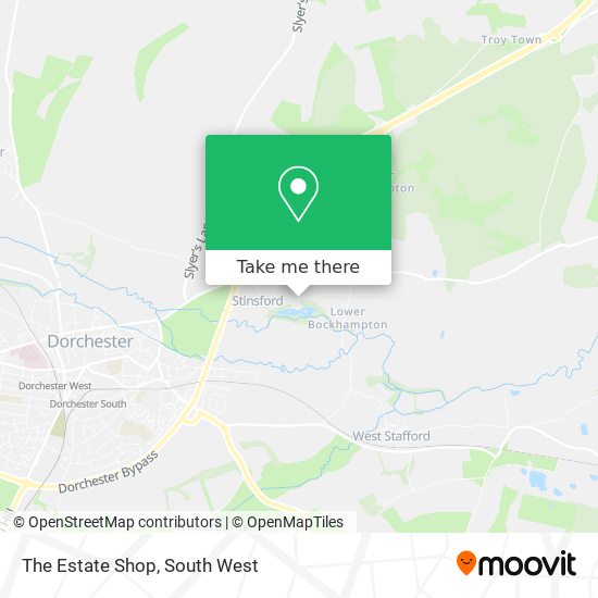 The Estate Shop map