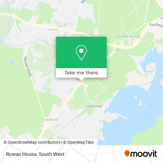 Rowan House map