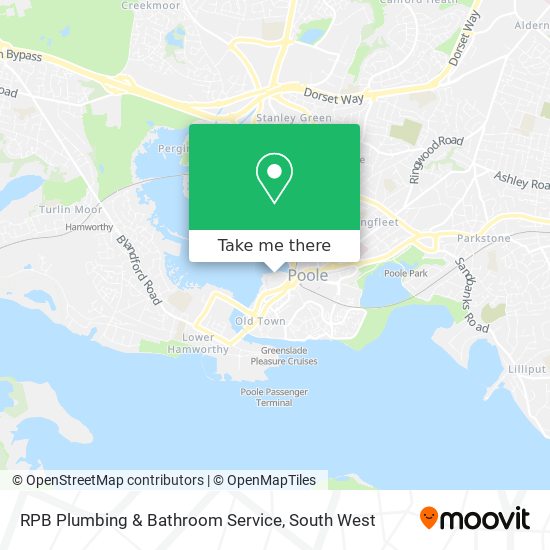 RPB Plumbing & Bathroom Service map