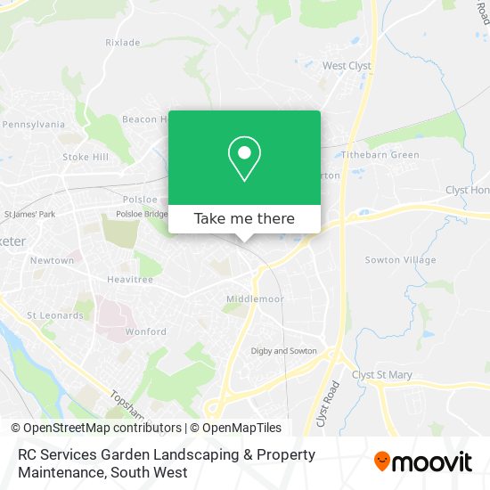 RC Services Garden Landscaping & Property Maintenance map