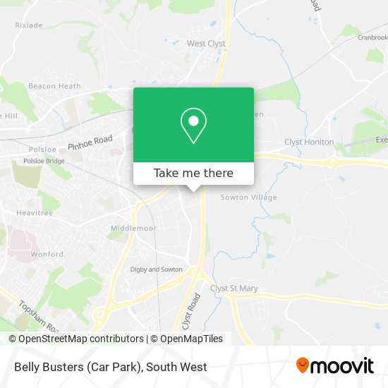 Belly Busters (Car Park) map