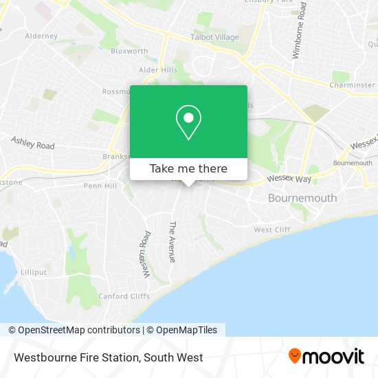 Westbourne Fire Station map