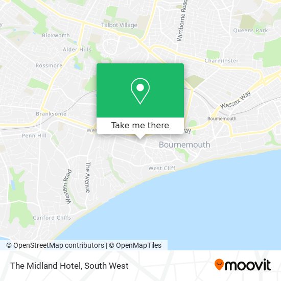 The Midland Hotel map