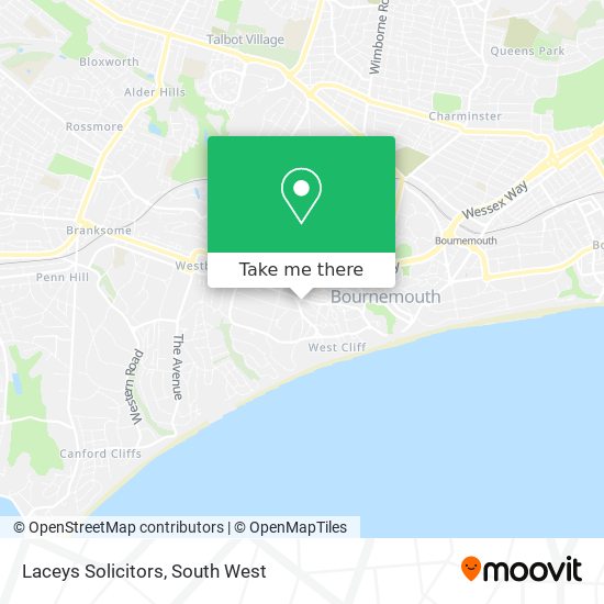 Laceys Solicitors map
