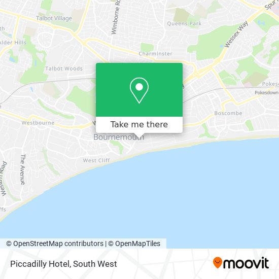 Piccadilly Hotel map