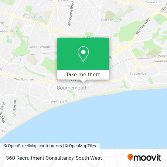 360 Recruitment Consultancy map