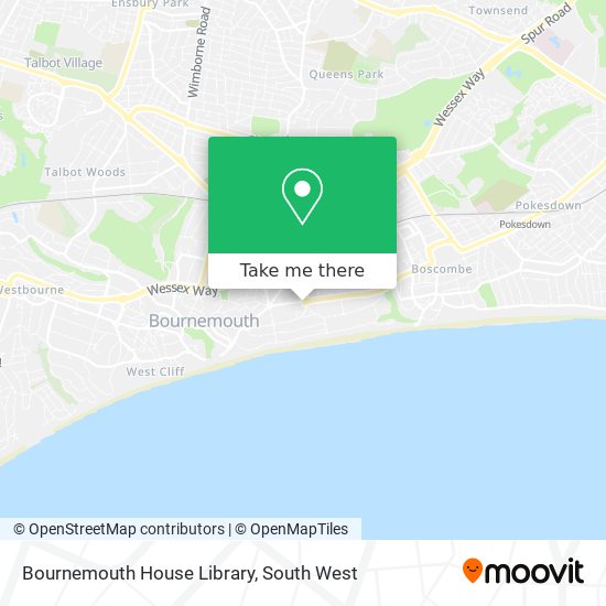 Bournemouth House Library map