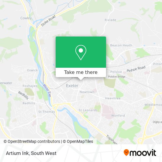Artium Ink map